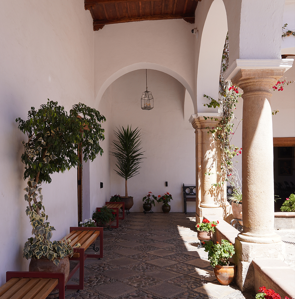 Fotografía patio interior